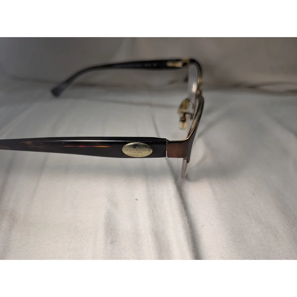 Coach Eyeglasses HC 5066 9155 Satin Brown Dark Tortoise FRAMES ONLY 53-16-135